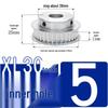 Synchronous Pulley XL, 30 Teeth, BF Type, Groove 11mm, Keyway Bore 5-25mm, Boss with Setscrew