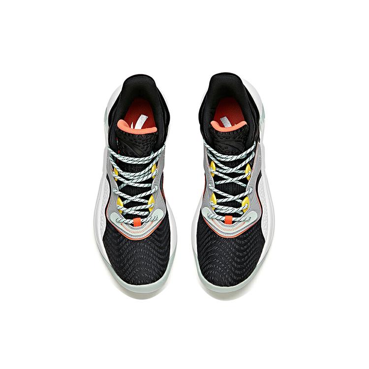 New ANTA Speedy Decision Basketball Shoes Men Low Top Black/Gray/Blue 112041612-1