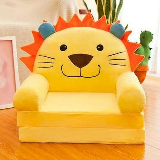 Cartoon Children's Multi-Layer Folding Plush Sofa Bed 