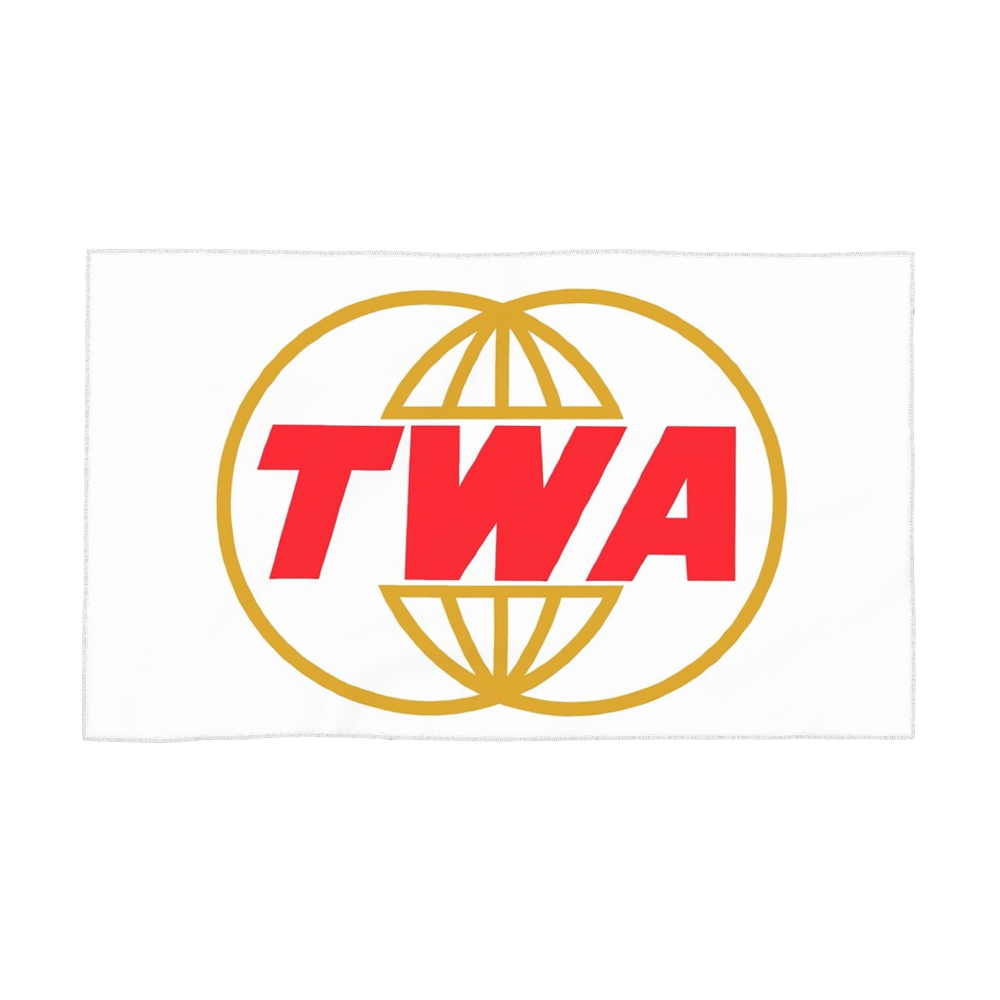 

TWA Airlines - Vintage Log Soft Face Towel Quick Dry Pool Bath Cotton Towels Absorbent W30*H60(CM)