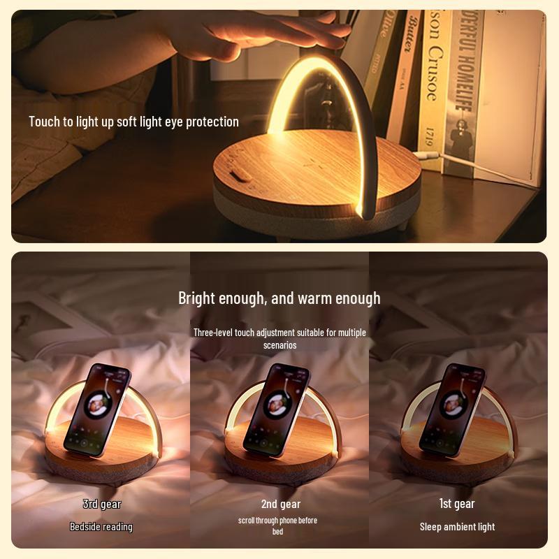 EZVALO Bluetooth Speaker Table Lamp with White Noise