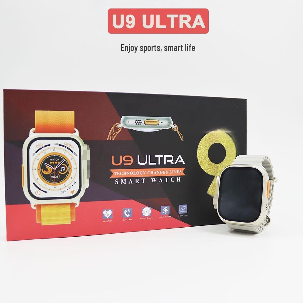 JS12ULTRA3 Smartwatch: Heart Rate & Blood Pressure Monitor with Dynamic Island