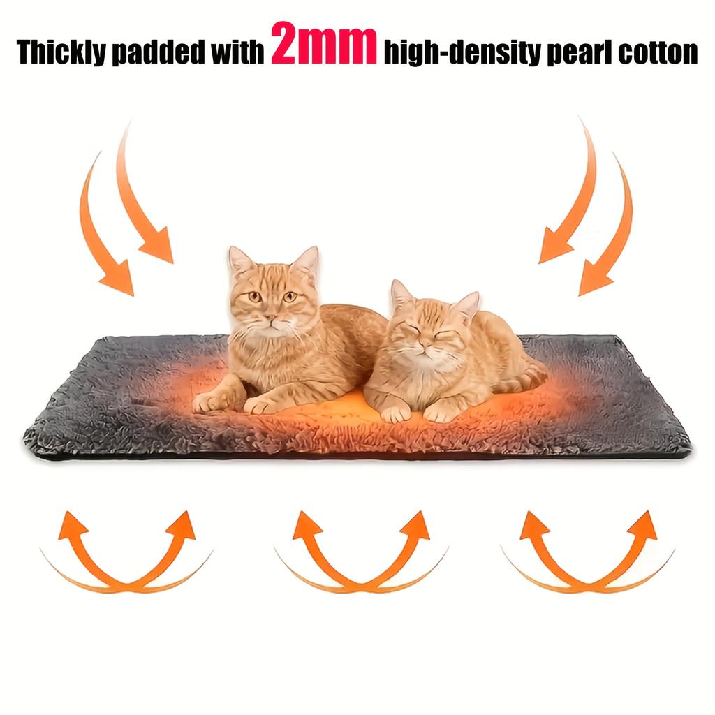 Self-heating cat pad free warm thermal insulation washable pet pad soft surface suitable for cats self-heating mattress