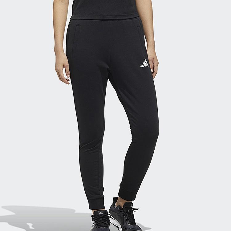 Adidas Pt Ft Comfort Logo Cuff Casual Knit Sports Pants Women Pants Black FM9327