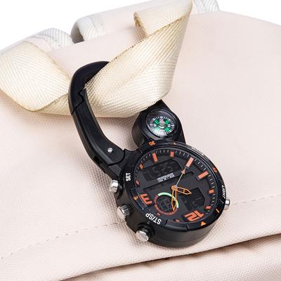 Wasserdichte Outdoor-Kompassuhr in verschiedenen Farben Bequem zu tragen in Form einer Uhr Outdoor-Uhr rot