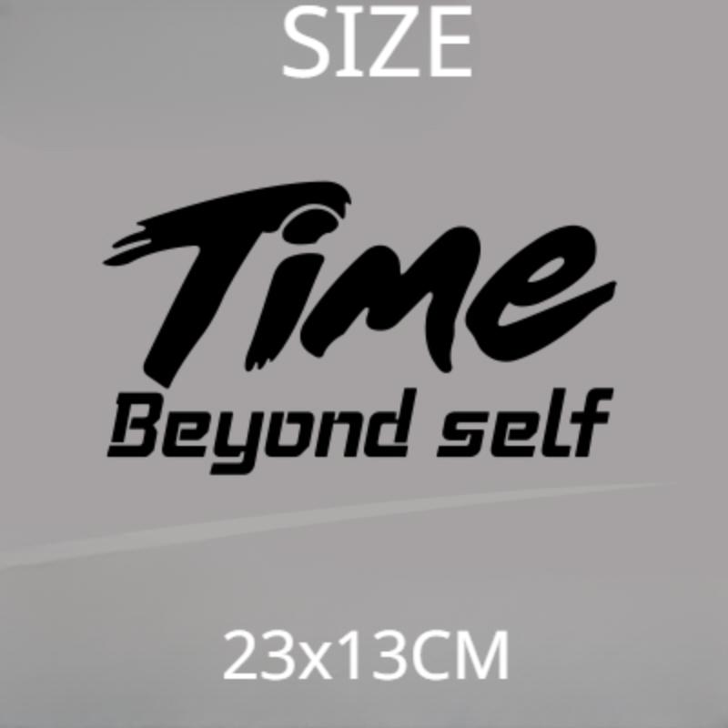 Time Beyond Self Car Decals For Auto Window Windshield Bumper Body Ornament Vinyl Decals Scratch Covering Car Accessories