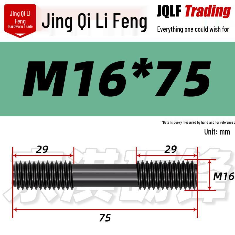High-Strength Double-Ended Stud Bolt M12-M18 | Grade 8.8 Mold & Press Screw Rod