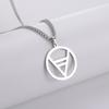 My Shape Vintage Veles Volos Slavic God of Earth Waters Pendant Necklace for Men Stainless Steel Talisman Religion Male Jewelry