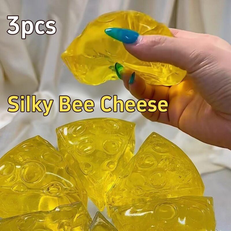Squishy Maltose Honey Cheese Square Fidgets Pinching Funny Soft Anti-Stress Slow Rebound Squeeze Sensory Tool Kids Adults Gifts
