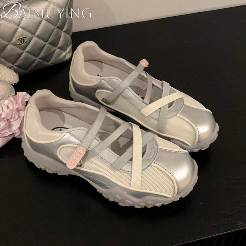 Women Casual Loafers Sneakers Sport Shoes Woman Flat Sandals 2025 Brand Summer Marie Janes Shoes Mesh Breathable Comfort Zapatos