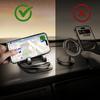 Car Phone Holder 360 Degree Rotating Base Adjustable Super Strong Suction Cup Mobile Phone Stand Washable Reusable Non-Slip Navigation