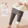 [veimia] extremely warm Was it warm? Fleece lining leggings pants high waist compression leggings Thick elasticity tights Legging bread autumn/winter