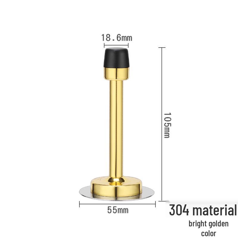 Non-Punch Anti-Collision Door Stopper & Suction Bumper for Secure Entry and Bathroom Doors