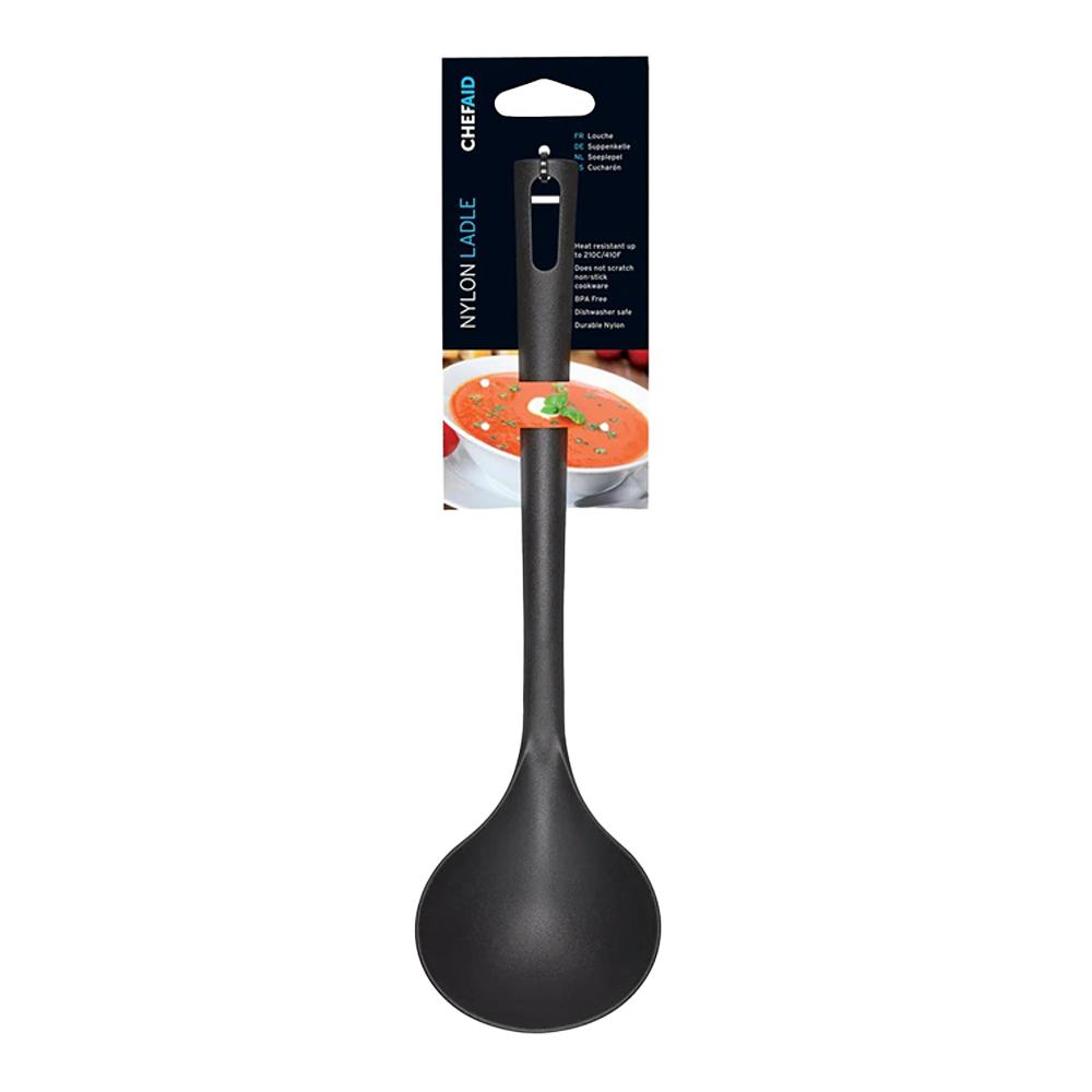Chef Aid Nylon Ladle Black