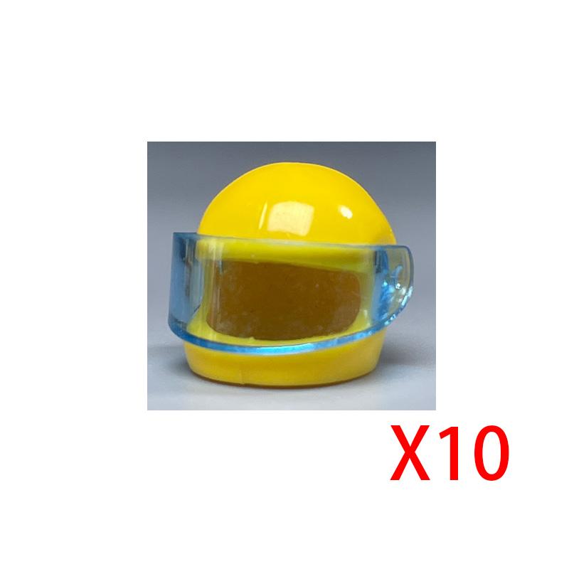 MOC City Building Blocks Figure Body Parts Creative Accessories Girl Hair Police Hat Scarf Beard Backpack MOC Bricks Toys T02