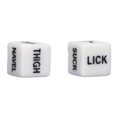 2 stuks Grappige Engelse Koppel Dobbelstenen Valentijnsdag Huwelijksreis Jubileum Actie Feest Spel Dobbelstenen 0,6 Inch