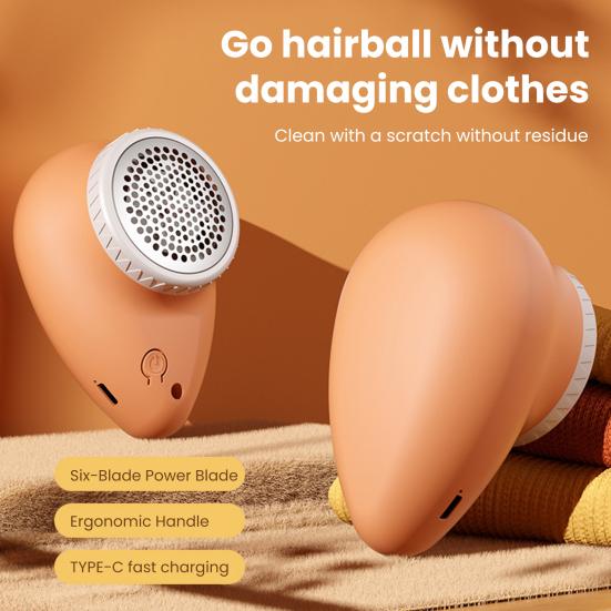 Electric Lint Trimmer Easy to Use Electric Fabric Shaver Rechargeable Cordless Clothes Sweaters Lint Shaver