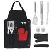 Complete Set of Barbecue Tools Stainless Steel Outdoor Camping Tote Bag BBQ Set Combined Grill Set