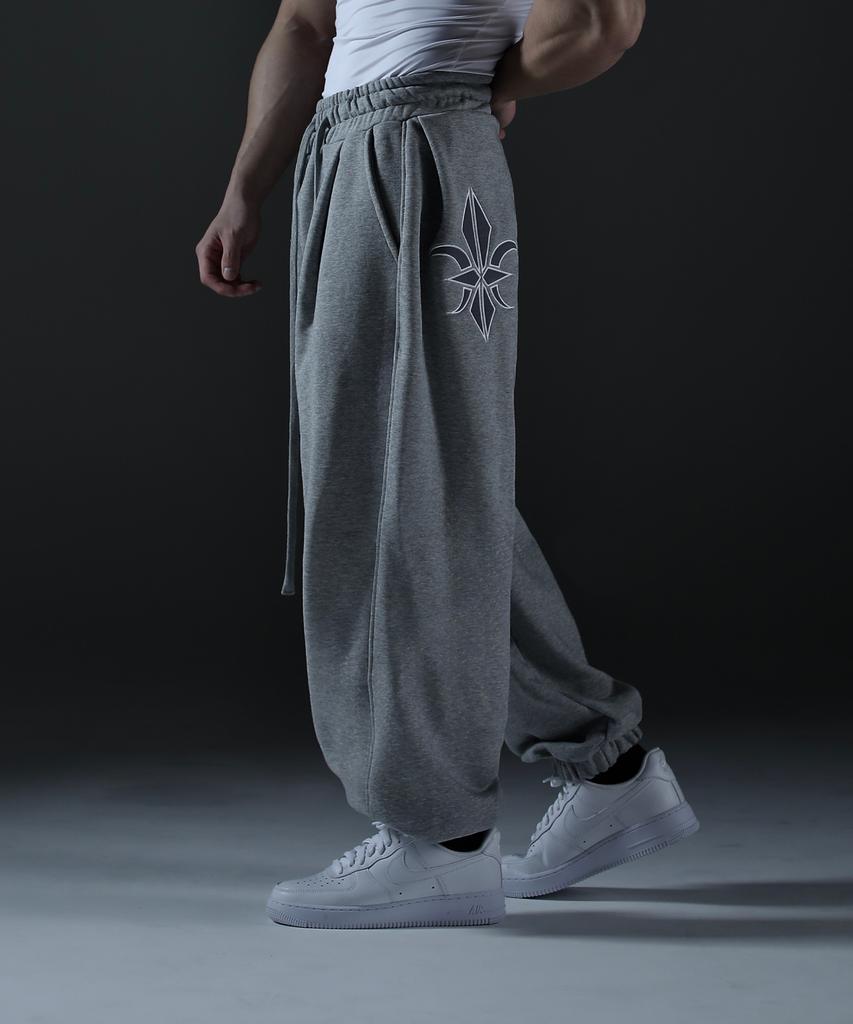 CARMID Wide Sweat Logo Pants [Gray]