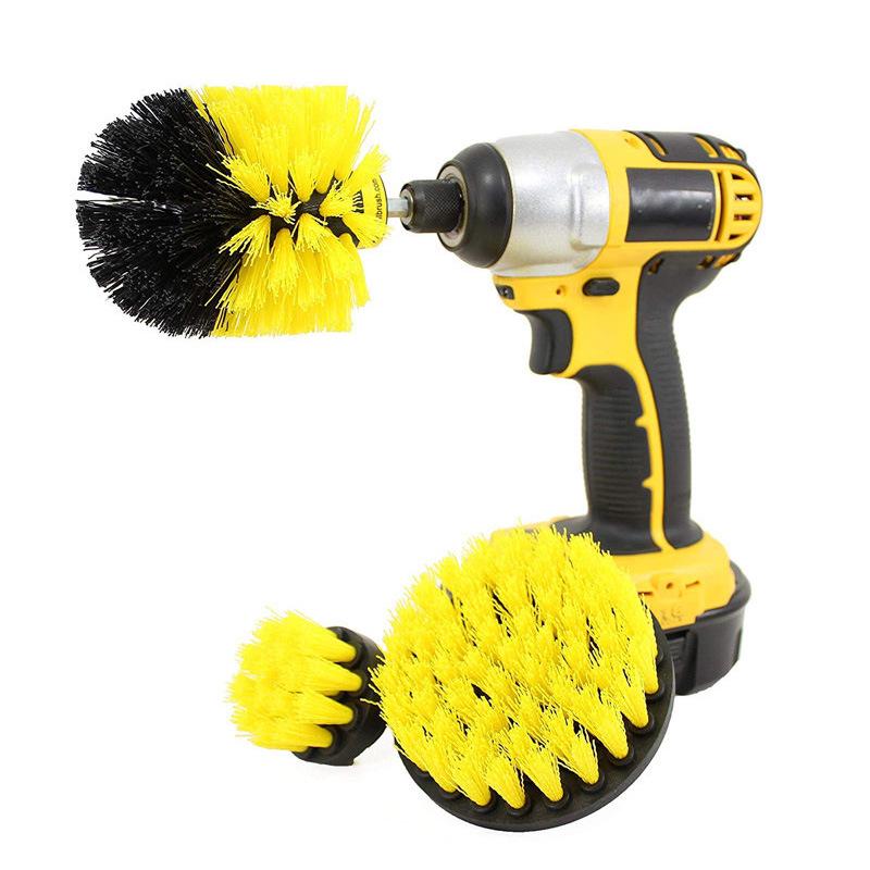 Multifunctional Electric Drill Brush Set for Car, Kitchen, Bathroom & Floor Cleaning