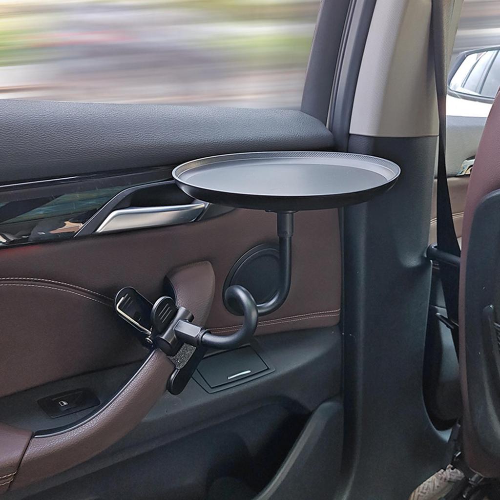 Car Food Tray Multifunctional Drink Holder Clip Attachment Anti-slip for Travel Vehicles