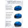 Eastinear 2023 New Road Mountain Bike Helmet Adult Men's Outdoor Sports Cycling Safety Hat With LED Charging Taillight Goggles