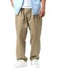 [US. Polo Assn.] Balloon Pants for Men, Autumn, One-Point Logo Embroidery, Wide Leg Pants, Baggy Pants, Easy Pants, Bottoms, Beige, Size LL