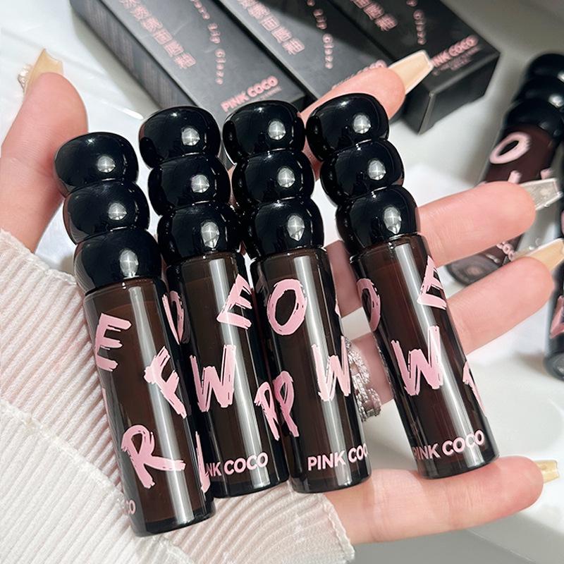

PINKCOCO Sweet Icy Mirror Lip Gloss - Early Morning Party, Translucent, Moisturizing, Long-lasting, Whitening, Perfect for Students. 3g