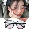 Powder Blusher Gradual Glasses Fashion Computer Anti Blue Light Goggle Women's Girl Decorative Cute Eyewear Spectacle Eyeglass