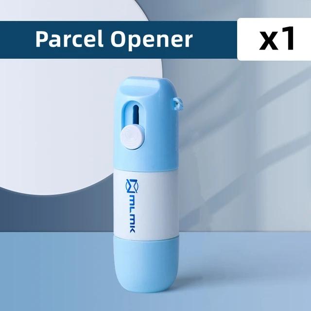 3pcs Thermal Paper Correction Fluid Address Blocker Eraser With Retractable Knife Parcel Opener Anti Peep Identity Information