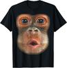 Monkey Blowing Stomach Face T-Shirt Unisex T-Shirt