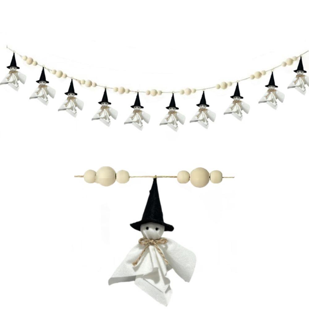 84 inch Hanging Ghost String Reusable Hallowee Hanging Decoration Halloween Spooky Pentant  Outdoor