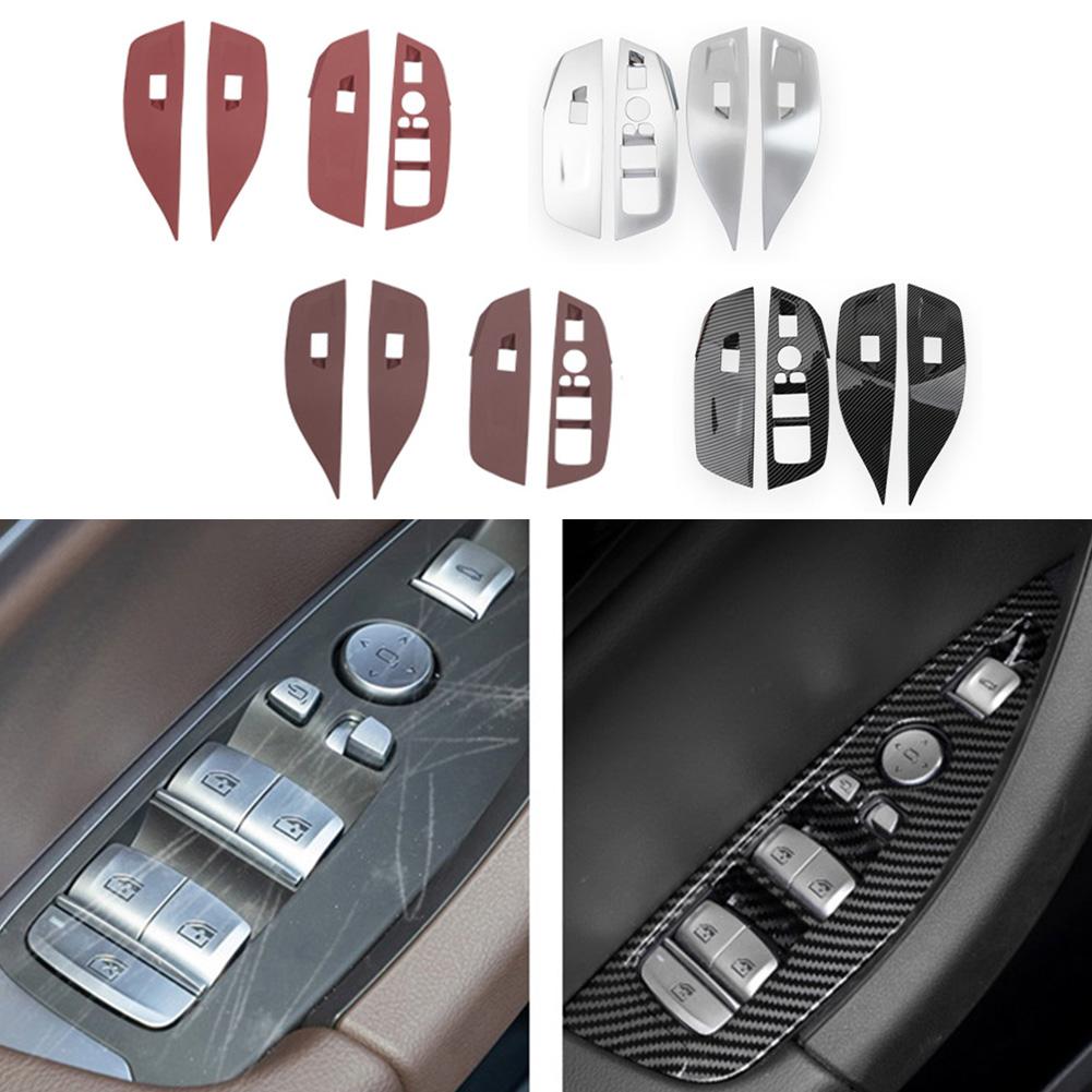 Für BMW X3X4X5 Geeignet für Fensterknopfrahmen, Auto-Hebeplattendekoration, Auto-Innenmittelsteuerung, Schalttafelaufkleber