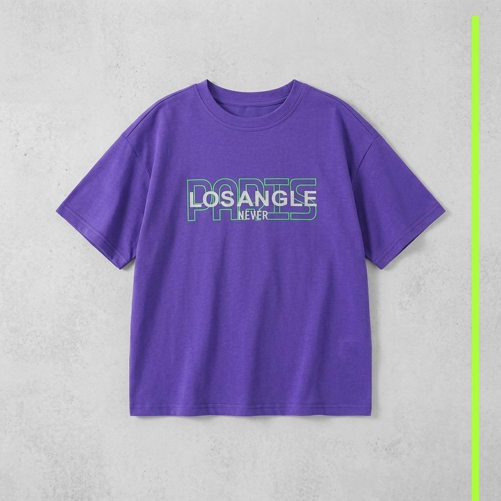 Boys' Short-Sleeve T-Shirt Children'S Loose-Fitting Clothing Boys' Top Suitable For Older Children In Summer