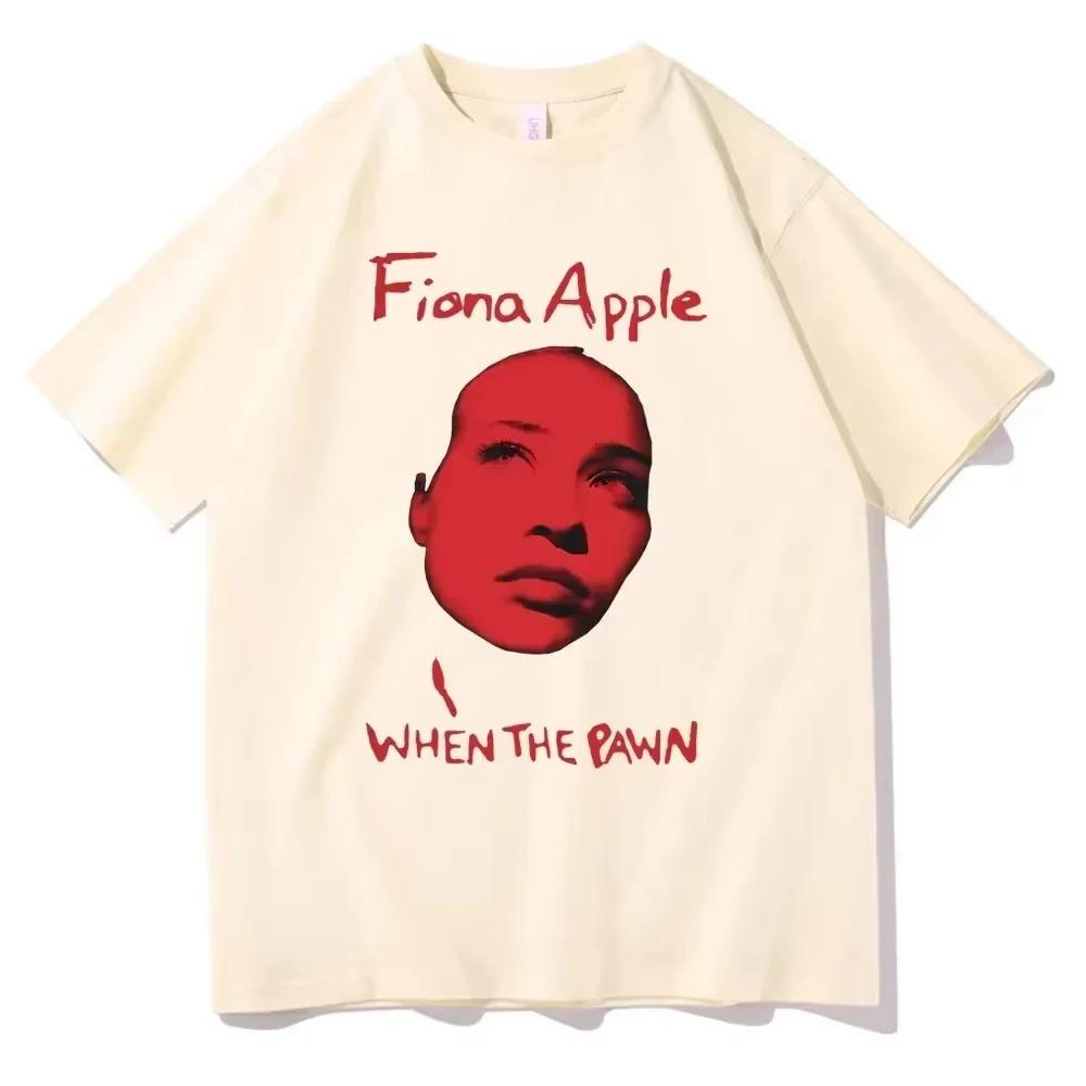 Fiona Apple Printed TShirt Rock Singer Inspired 100 Cotton Vintage Unisex Fashion Rock Short Sleeve Tee Perfect Fan Gift
