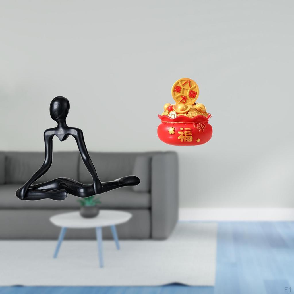 Creative Thinker Statue Abstract Decorative Figurine Unique Art Ornament for Bedroom Entrance