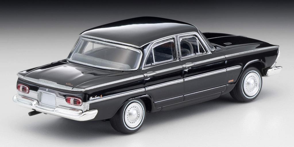 Tomytec Tomica Limited Vintage scale Nissan Prince Gloria Super 6 Black 1966 Model 1/64 TLV-174d (Finished)