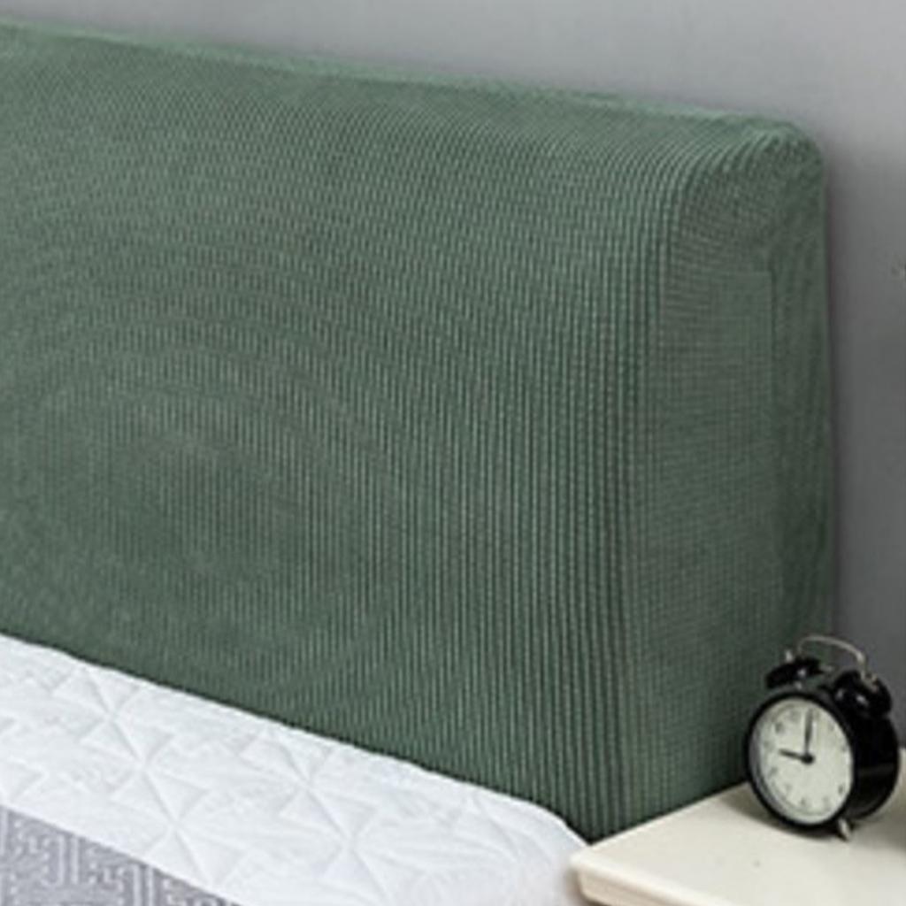 Housse de Tête de Lit Style Européen Tout Inclus Douce Extensible Anti-Poussière Épaissie Tête de Lit