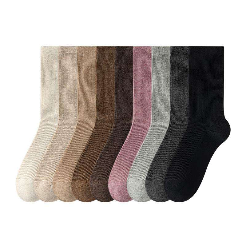 Stacked Socks Season Sweat-Absorbing, Anti-Odor, Antibacterial Cotton Socks, Antibacterial Double-Needle Anti-Pilling Socks