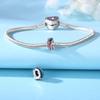 Copper Metal Gradient Feather Charm Bead Components Positioning Buckle Designed For Authentic Original Bracelet High Quality Fine Jewelry Do It