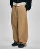AJOBYAJO High Waist Oversized Pants [Beige]