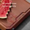 COOKER KING Black Sandalwood Cutting Board
