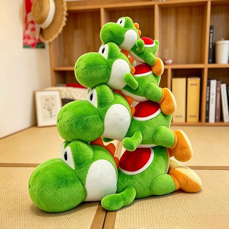Plyšová hračka Yoshi Kreslený polštář Dětský měkký dinosaurus Dárek pro děti