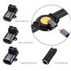 Type C/Micro/ios USB Charger Adapter For Garmin Fenix 7/6/5 Instinct 2S Venu 2 Plus EPIX Forerunner 745 Watch Charging Converter