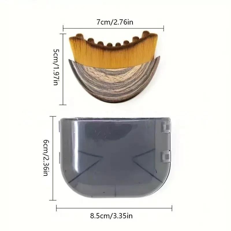 

Лимфодренажная контурная кисть для лица, Скульптурирование подбородка и линии челюсти, Дренажный массажер для лица, Эргономичный дизайн для точного прилегания к коже