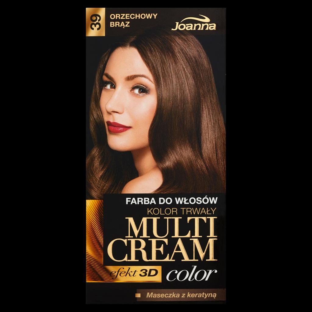 Joanna Multi Cream Color Haarfarbe, Nein. 39 Nussbraun 1 Stück