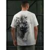 3D Printed Cool Tiger T-Shirt for Men Fun Animal Pattern Tees Summer Street Short Sleeve Round Neck Tops Oversized T Shirts