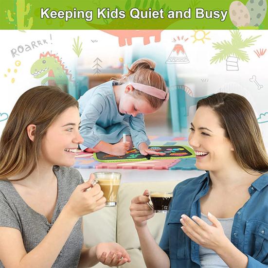 Children Drawing Book with Pens 6/10/14/16 Pages Erasable Painting Book Toddlers Boys Girls Educational