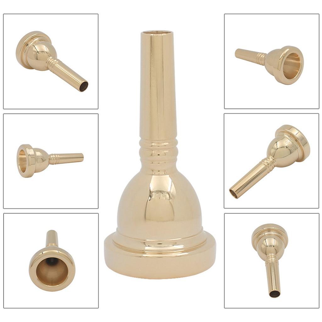 Trombone Mouthpiece Large Shank Mouth Piece Metal 12.7mm 5G Accessory Replacement TR‑03