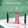 Professional Dual Handheld Phone Filmmaking Cage Multi Cold Shoe Video Stabilizer Frame for Live Stream Vlog Recording Shooting